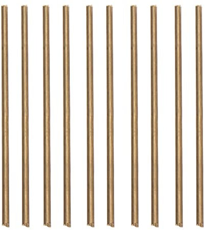 BREAKA 10 pièces/lot Baguettes de Soudure 3mm diamètre 100mm Longueur en Laiton Soudure Tige Ronde bâtons de Barre for la réparation de Soudure Aussi
