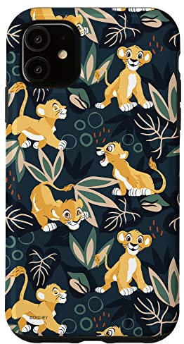 iPhone 11 Disney The Lion King Young Simba Jungle Print Case