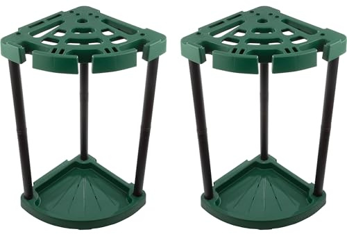 Tool Organizer 2-Pack - Garage Storage Rack - Organize Up to 48 Yard Tools - Corner Rack for Home or Shed - Easy to Assemble Utility Racks by Stalwart