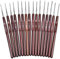 Aluminium Häkelnadel Set 16 Stück Häkelnadeln Metall Häkeln Leicht Stricken Aluminium Hookset Knit Craft Tool für Baby-Kleidung Spitzen Deckchen Blumenprojekte & Wollarten Deckchen