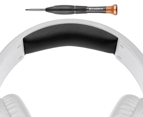 SOULWIT Replacement Headband Pad Kit for OneOdio Studio HiFi Headphones, Headset Head Band Top Cushion Cover Repair Part, Easy DIY Installation (Black)