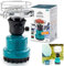 TOM Adventure Gaskocher, Campingkocher – 1 - flammig mit Piezo-Zündung – Kartuschenkocher für Camping, Festivals & Outdoor Aktivitäten – Gas Kocher für gängige 190g Gaskartuschen – Campinggas-Kocher