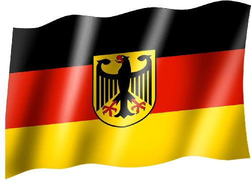 Autoflagge Deutschland Adler 30 x 40 cm Auto Flagge Fahne Autofahne Fensterflagge Fan