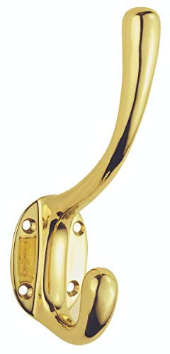 Carlisle AQ25 - Gancio in ottone lucido, 145 mm
