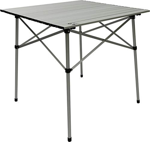 Cao Campingtisch mit zusammenrollbarer Tischplatte aus Aluminiumlatten
