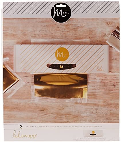 American Crafts 3 Stück Heidi Swapp 10268595 Schablone zum minc Transfer Ordner
