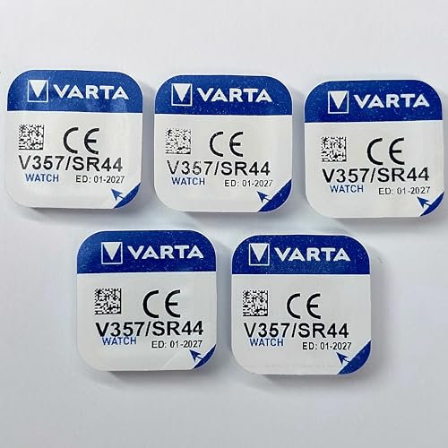 Varta V357 Lot de 5 piles boutons