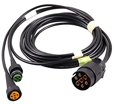 Aspöck Kabelsatz 7-polig 7m Schwarz für Leuchtensysteme mit 7-poliger Steckverbindung
