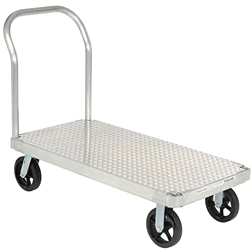 Magliner174; Aluminum Platform Truck with Diamond Deck 48 x 24 2400 Lb. Cap.