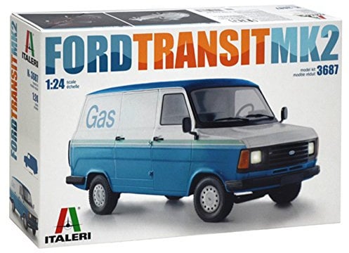 Italeri 3687 Ford Klassische und Moderne Autos 1:24 Transit Mk. II
