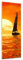 Glasbild - Segelboot - 30 x 90 cm - Deko Glas - Wandbild aus Glas - Bild auf Glas - Moderne Glasbilder - Glasfoto - Echtglas - kein Acryl - Handmade