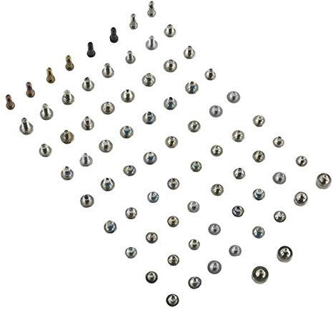 Smartex® Kit Schrauben kompatibel mit iPhone XS MAX - Weiß