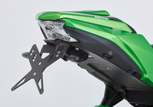 PROTECH X-Shape Kennzeichenhalter kompatibel mit Kawasaki Ninja 650 2017-2019 EX650K