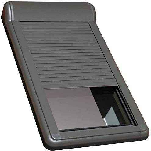 Fakro Sparpaket Dachfenster PTP-V U3 mit Solar Rollladen ARZ Solar und Eindeckrahmen (114 x 140, Eindeckrahmen: EZV-A - für Dachziegel bis 4,5cm)