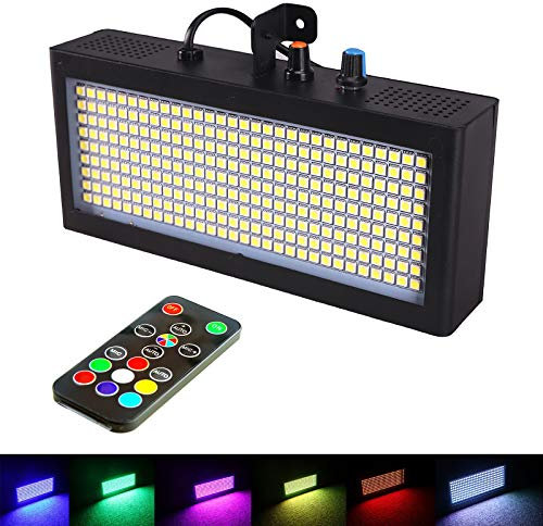270LED Stroboscope Telecommande Dj Jeux de Lumiere Pour Soiree Strobe Light, LED Couleur Lumière Stroboscopique Avec Télécommande Flash Disco Lights Stromboscope Soirée Projecteur Lumiere Soiree
