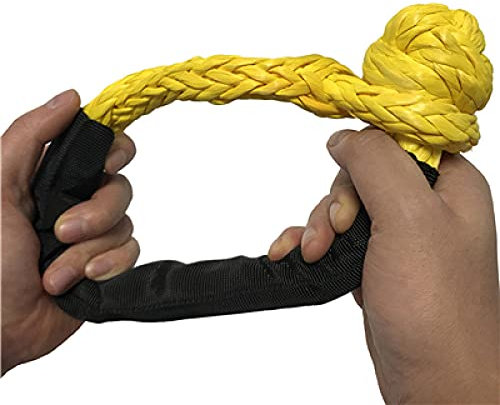 Morbido Grillo Giallo Morbido Traino Grillo Corda Sintetica Gancio di Traino Paraurti Grillo Per Accessori Off-Road Recupero 4X4Accessories
