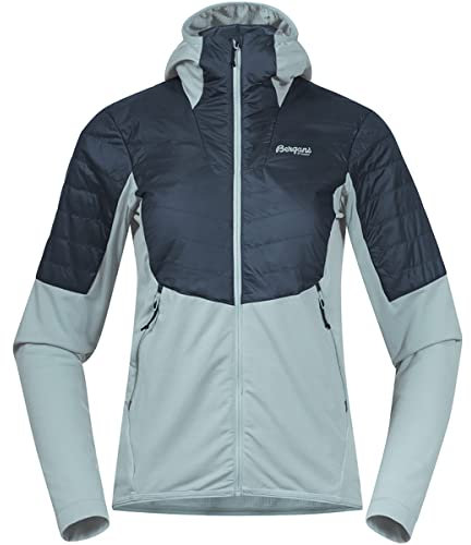 Bergans Senja Midlayer Hood W Jacket - Misty Forest/Orion Blue - S