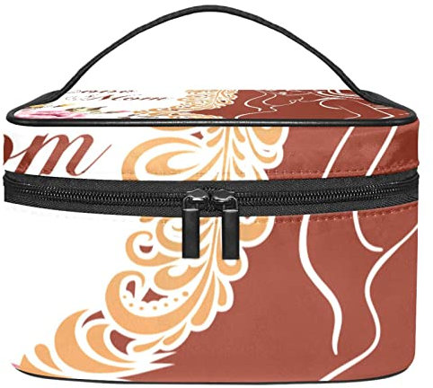 Trousse de maquillage de voyage pour femmes enceintes et femmes, multicolore, 22.5x15x13.8cm/8.9x5.9x5.4in