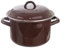 Orion group - Emaille-Topf - Emaille topf groß - Emaillierter töpfe - Kochtopf - Bräter mit Deckel - Spülmaschinenfester Gusseisen - ⌀ 18 cm - 2,5 L