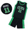 CLZWFZ 11#Basketball Trikot Kit Kinder Fans Trikot Jungen Sportbekleidung Ärmellose Basketballweste Tops und Shorts Sport Set Sommer Trainingsanzug Geschenke für Jungen Grils,Schwarz,XXL