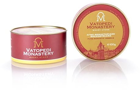 Reine Kloster-Weihrauch vom Berg Athos mit authentischem traditionellem Rezept, 100 g (Myrrhe)