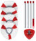 Spin Mop Head Replacement Set Compatible with Vileda Turbo Microfibre Mop Height Adjustable Mop Handle with Spin Mop Head, Base,4 Microfiber Mop Pads