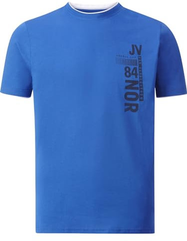 Jan Vanderstorm Herren T-Shirt Flemming Royalblau, 7XL (XXXXXXXL) - 80/82