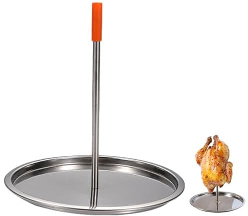 Chicken Skewers Vertical Skewer Pan Kebab Spike Kebab Skewer Pan Kebab Vertical Meat Skewer Gyros Skewer Kebab Skewers for Whole Chicken Fish Sausage Steak