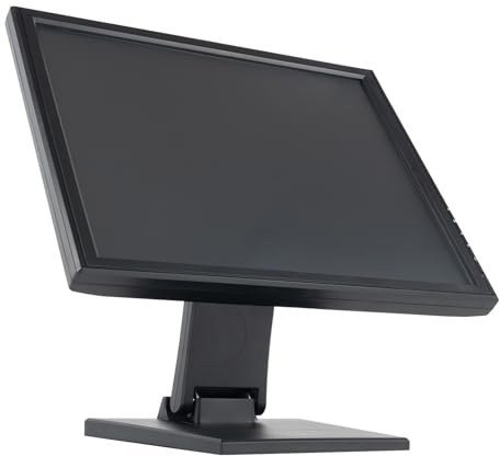 Loobiiny Monitor touchscreen 17 pollici Monitor Portatile Touch Screen Monitor Travel Monitor LCD USB VGA POS registratore di cassa risoluzione 1280 * 1024