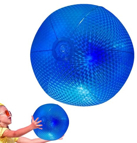 Boules de piscine lumineuses, piscine gonflable lumineuse - Ballons de plage illuminés Sphères lumineuses rayonnantes pour piscine | Ballon de plage pour, balles de piscine décoratives pour