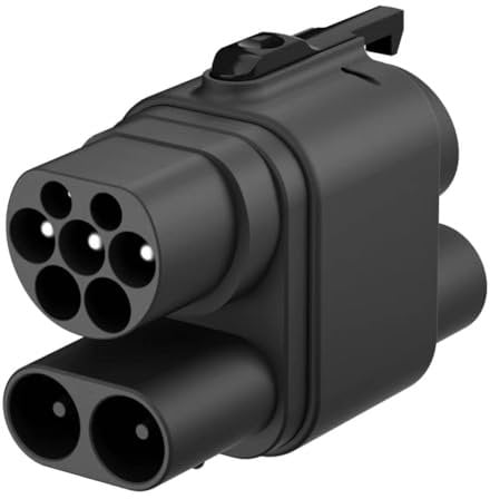 Begchy Vom CCS2-Ladegerät für CCS1 EV CCS2 für CCS1-Ladegerät für Elektrofahrzeuge DC-Schnellladeadapter für Elektrofahrzeuge