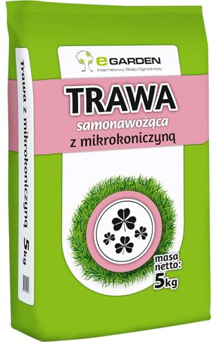 Rasensamen mit Mikroklee | Grassamen mit Klee Samen - Der pflegeleichte, selbstdüngende Rasen für Trockenresistente Flächen (5, Kilogramm) (5, Kilogramm)