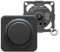 interBär 8152-000.01 Möbeleinbau-Dimmer Schwarz