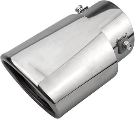 Spring talks Auspuffblenden Für F&ord Für Mondeo Für EcoSport Für Escort 1 Stücke Auto Edelstahl Auspuffblende Schalldämpfer Rohrabdeckung(2)