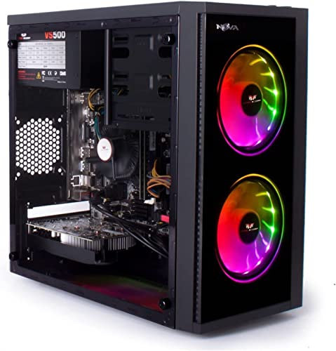 Veno Scorp Budget Gaming PC Intel Core i5-16GB RAM - 128GB SSD - 500GB HDD – GT 730 2GB NOVA ARGB Gaming Case - WINDOWS 10