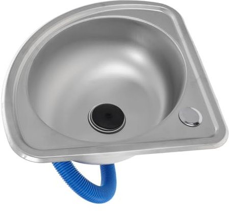 TOPPERFUN 1 Jeu Évier De Bar pour Camping-Car Laver Le Bol Petit Évier en INOX Évier Simple Cuve pour Camping-Car Évier d'angle Évier De Cuisine Déposer dans Les Éviers Acier Inoxydable