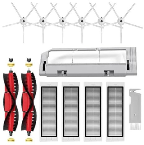 Serbatoio dell'acqua Filtro Scatola di Polvere Spazzola Principale Mop Panno Spazzola Laterale Compatibile Con XiaoMi Roborock S5 S6 MaxV Ricambi Aspirapolvere