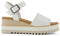 TOMS Women's, Diana Sandal, White Canvas/Fray, 8 UK