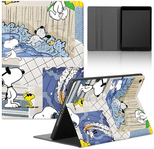 Tablet Cover Custodia per Lenovo Tab M11 2024 11, Custodia con Cartoon Anime Manga Motivo Disegni Donna, Flip Case in Pelle PU Regolabile Antiurto TPU Carino Tablet Cover,Disegni