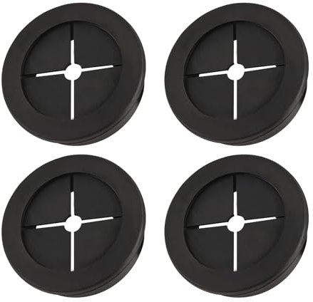 4 Pcs Cable Cord Grommet,Professionaldesk Hole Grommet with Smooth Edge Design,Cable Management,Wire Organizer,Perfect for Office Workstations,Home Desks,Neat Wire Organisation