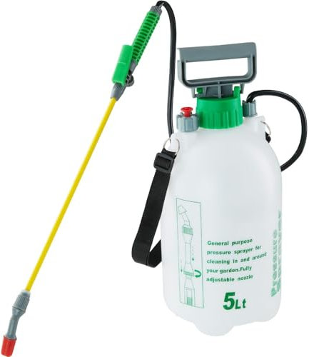 5 Liter Drucksprüher Sprühflasche Gartenspritze 5L Pumpsprüher Pflanzensprüher