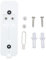 Doorbell Backplate, Visual Doorbell Back Plate Replacement, Plastic Tab Blink Doorbell Mount for Blink Video Doorbell (White)