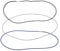 3Pcs Elastic Trash Can Bands Rubber Strap for Securing Garbage Bags Waste Bins for Efficient Waste Management Decorative Touch for Home Use