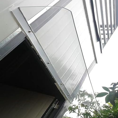 Markise Vorne Tür Erweiterbar - Fenster Regenschutz Sonnenschutz Terrasse Garten Windabweisend Selbstreinigend Leise 50x440 cm