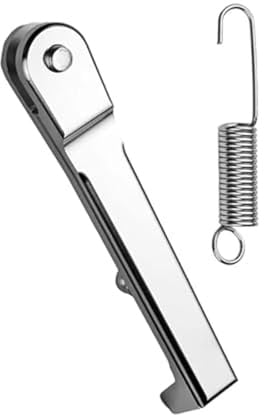 WHLXQ Kurzer Seitenständer aus CNC-gefräster Aluminiumlegierung für Motorräder – Einseitiger Ständer, Kompatibel mit Yamaha YZ85 LW/YZ85LW/YZF15/R15/R15S/YZF 600 R/YZF R15 V/YZF R6 Race-Batterien