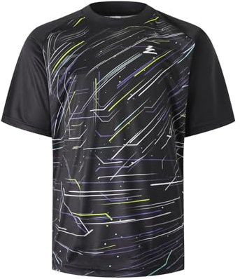 ZesiikLvie MTB Trikot Herren Mountainbike Top Kurzarm Motocross Jersey Downhill Radfahren Fahrrad Trikot Atmungsaktiv Schnelltrocknend