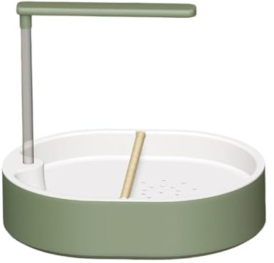 Vogelkäfig-Bad - Automatisches Fließbad Mit 26 Löchern Für Vögel | Automatischer Wasserfluss Dusche für Sperlingspapageien - für Papageien, Nymphensittiche, Sittiche, Wellensittiche, Unzertrennliche u