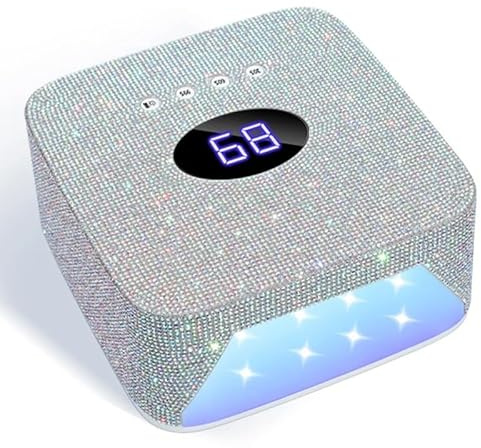 UV Nail Lamp, 96W/66W/54W Rechargeable Nail UV Lamp Gel Polish Dryer LED Light for Nails Nail Art Lamp(50 2)
