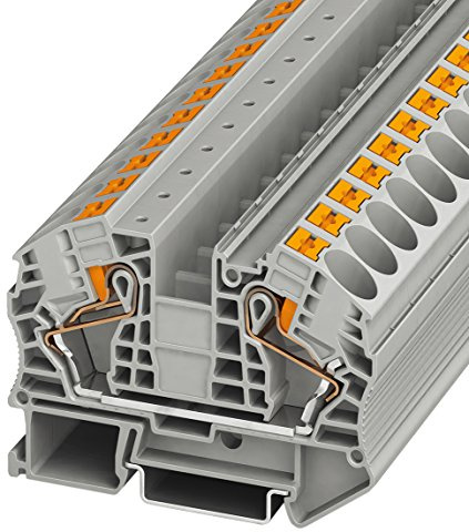 Phoenix Contact PT 16 N BU Reihenklemme Einfach Blau, 1 kV / 90A, Packung a 5 Stück