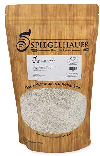 Demeter Roggenvollkornschrot grob1 kg Roggenschrot bio I leckeres Roggenvollkornbrot selber backen